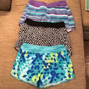 Girls running shorts! Size: Youth Large.